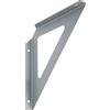 OBI Reggimensola in metallo triangolare 190x190 mm 25 kg argento