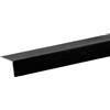 Arcansas Profilo angolare 2 m 20x20 mm alluminio spazzolato nero