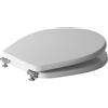 Copriwater ovale Colibrì 2 in mdf bianco