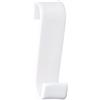 Appendiabiti Merlino in plastica bianco