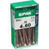 Spax Vite SPAX TSP POZI bronzata 4x60 S 16 pz