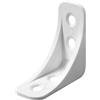 Squadra angolare in plastica bianca 16 mm x 40 mm x 40 mm