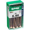 Spax Vite SPAX TSP POZI bronzata 5x60 S 15 pz