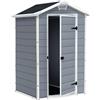 Keter Casetta da giardino Keter in plastica Manor sp. 16 mm grigio 1,1 m²