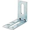 Squadra angolare in acciaio zincato 30 mm x 70 mm x 55 mm