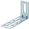 Squadra angolare in acciaio zincato 30 mm x 100 mm x 50 mm