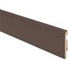 Battiscopa in MDF rivestito rovere scuro H 6,5 cm