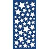 Crearreda Adesivo decorativo per parete Stelline fosforescenti 2 fogli 15x31 cm