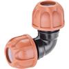 Claber raccordo a gomito Ø 20 mm marrone