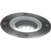 INTEC Faretto calpestabile Drive a LED rotondo 11 cm x 11 cm x 12 cm