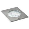 Faretto calpestabile Walk a LED acciaio quadrato 15 cm x 15 cm x 16 cm