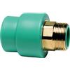 Altro Manicotto dritto MF in PP verde inserto in ottone filettato Ø 1/2" x 20 mm