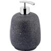 METAFORM Dispenser sapone Afra in poliresina grigio pietra