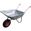 Carriola acciaio zincata 75 l