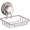 Portasapone bagno Best Lock Bath in metallo antiruggine cromo