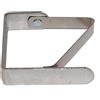 Clip fermatovaglia in acciaio nichelato 45 mm x 15 mm x 50 mm 4 pz