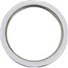 Anello piatto con gancio per bastone tenda cromo Ø 4 cm 10 pz