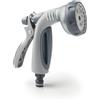 G.F. Pistola irrigazione G.F. Multifunzione "METALLO/GOMMA" - (Soft Touch) Grigio