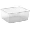 KIS Contenitore in plastica C Box 34x40x17 cm M trasparente