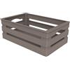 Contenitore in plastica 25x15,5x10 cm marrone