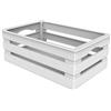 Contenitore in plastica 25x15,5x10 cm panna