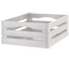 Contenitore in plastica 31x25x11,5 cm panna