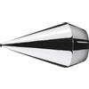 Terminale per bastone tenda Point cromato Ø 2 cm 2 pz