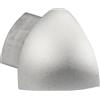 Altro Profilo terminale quarto di tondo angolo esterno alluminio argento lucido 10mm