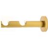 Supporto a muro per profilo tondo 2 vie Function Ø 2 x L 12 cm oro