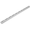 Varie Cremagliera doppia in alluminio 500 mm argento