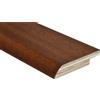 Battiscopa in legno impiallacciato Iroko H 8 cm