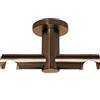 Supporto bastone tenda a soffitto Urban 2 vie bronzo Ø 2,5 cm