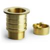 Piletta in ottone filettata con tappo Pil 20 mm (3/4")