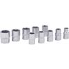 Chiave a bussola esagono 12,7 mm set 10 pz