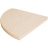 Mensola melaminica angolare acero 300 mm x 300 mm x 18 mm