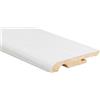 Battiscopa in MDF rivestito rovere siena H 8 cm