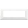 Vimar Placca Vimar Plana 7 moduli reflex neve