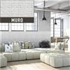 Altro Lastra polipropilene stampata effetto muro bianco