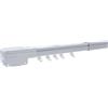 Kit F-Style con bastone tenda telescopico 122 - 215 cm bianco