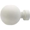 Terminale per bastone tenda Home avorio Ø 2 cm 1 pz