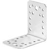 Staffa angolare acciaio zincato 80x80x80 mm 10 pz