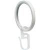 Anello tondo con gancio per scorrimento bastone tenda avorio Ø 3,2 cm 8 pz