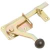 Chiusura per cancelli in acciaio zincato 170x60 mm giallo