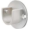 Supporto laterale per bastone tenda profilo tondo argento Ø 2 cm
