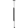 - Gamba da tavolo con piastra di montaggio Hettich 25x25x700 mm cromata