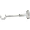 Supporto a parete per bastone tenda Classico argento Ø 2 cm L 16 cm