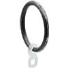 Anello Ø 3,2 cm per bastone tenda scorrimento Ø 2 cm nero 8 pz