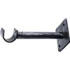 Supporto a parete estensibile 1 via Long nero Ø 2 cm L 9-13 cm