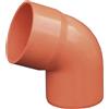 Altro Curva per gronda in PVC arancione 67° Ø 80 mm