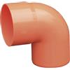 Altro Curva per gronda in PVC arancione 87° Ø 80 mm